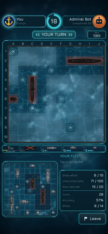 Sink the enemy fleet